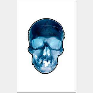 Illuminati Skull Posters and Art